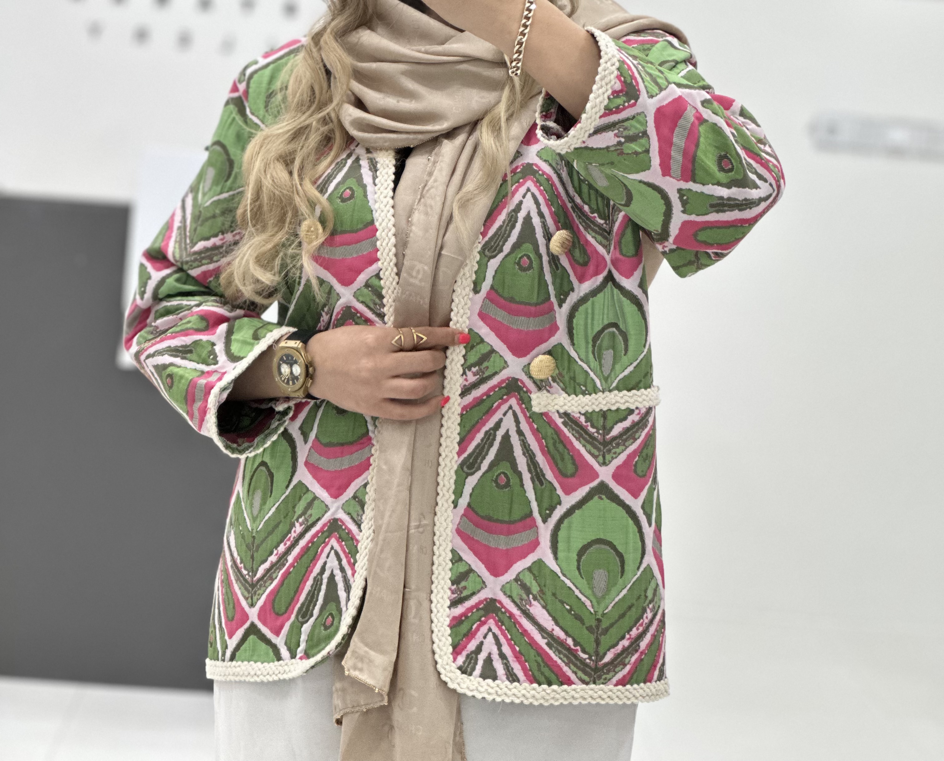 کت ژاکارد تابستونی
